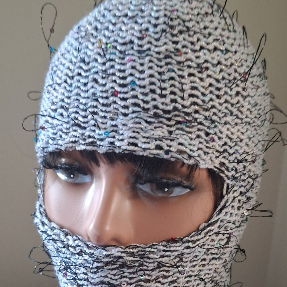 Fiber Riot Handknit  Balaclava